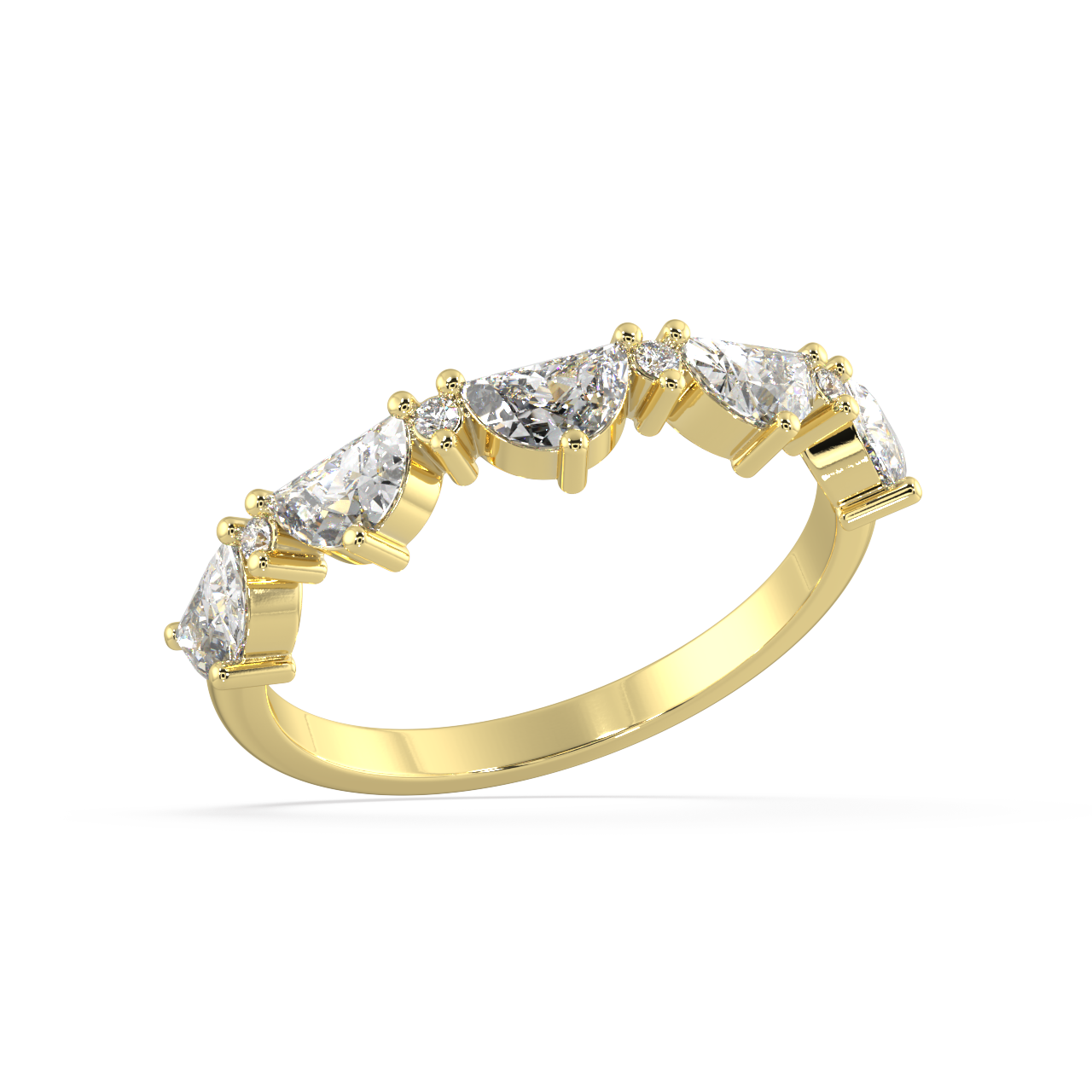Lunar Eclipse Diamond Ring