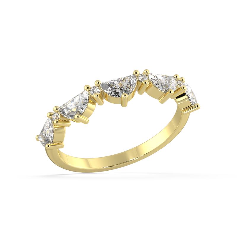 Lunar Eclipse Diamond Ring
