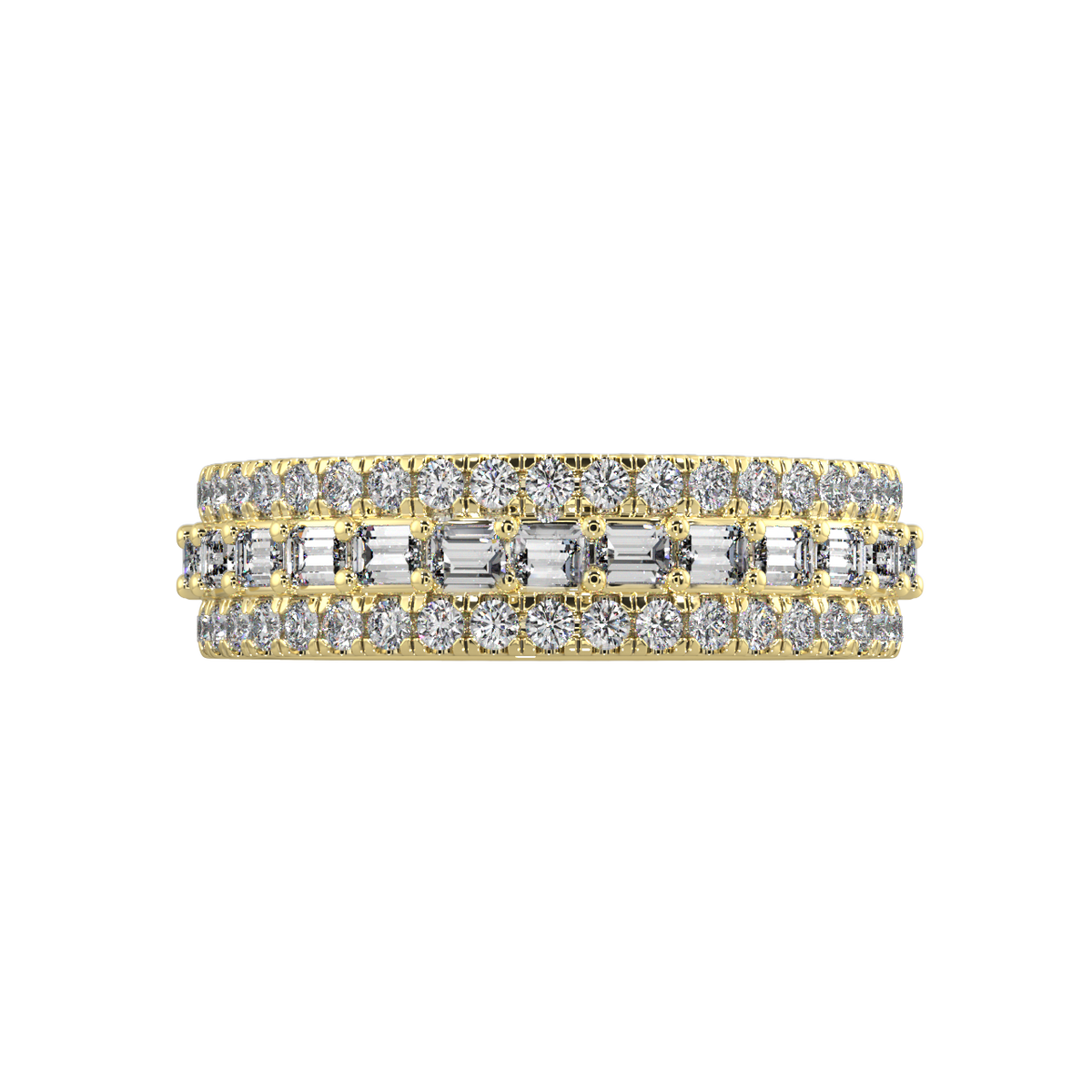 Iris Baguette Diamond Ring