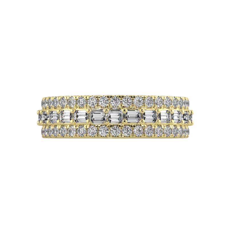 Iris Baguette Diamond Ring