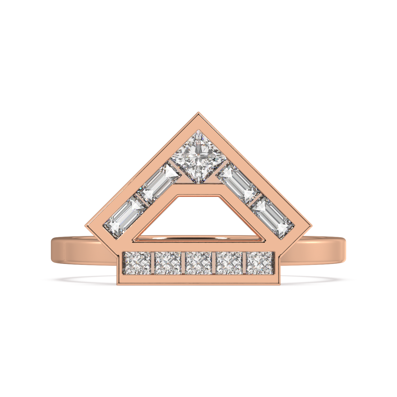 Verve  Baguette Diamond Ring