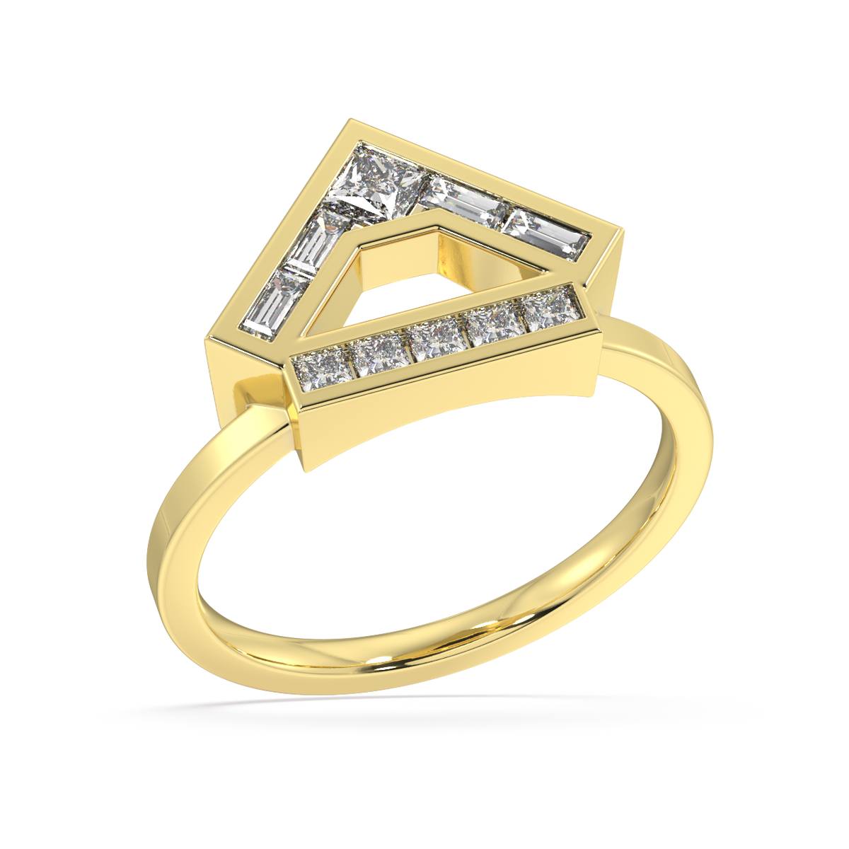 Verve  Baguette Diamond Ring