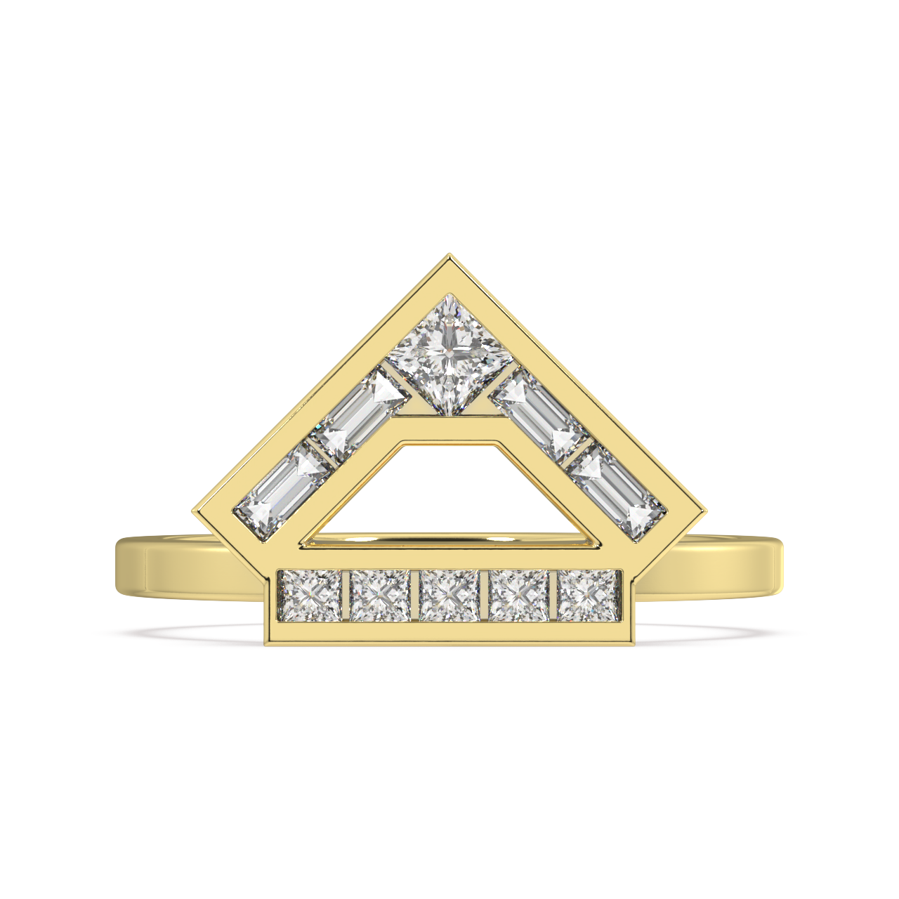 Verve  Baguette Diamond Ring