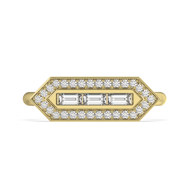 Sonnet Baguette Diamond Ring