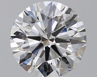 2.07 Carat E Color VS1 Round Diamond