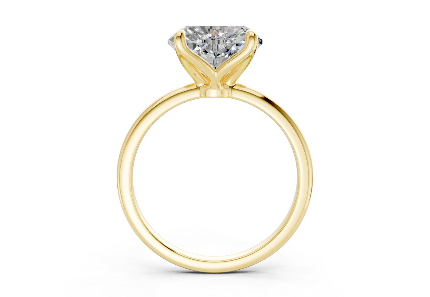 Phoenix Diamond Solitaire Heart Cut 2mm Engagement Ring