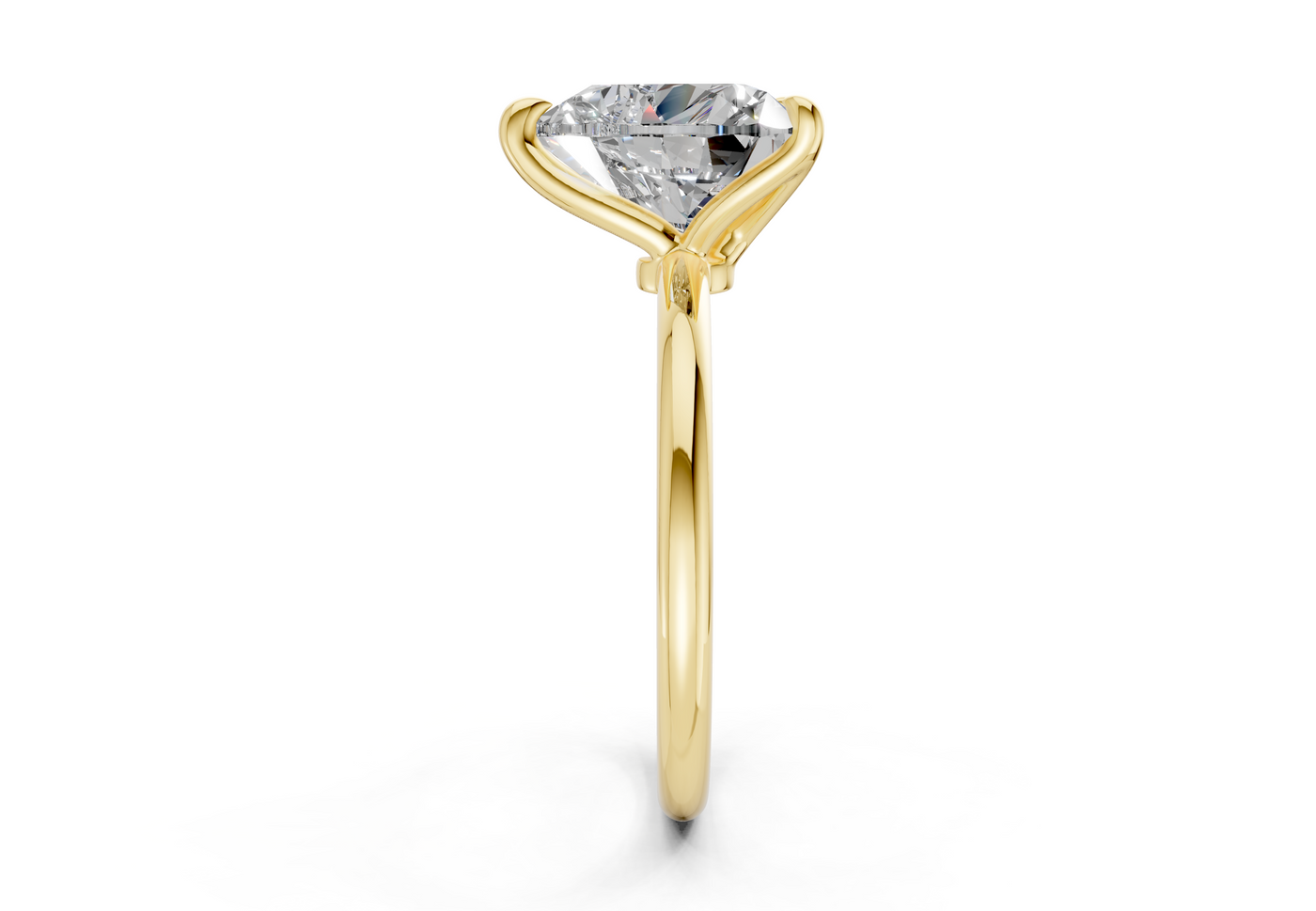 Phoenix Diamond Solitaire Heart Cut 2.3mm Engagement Ring