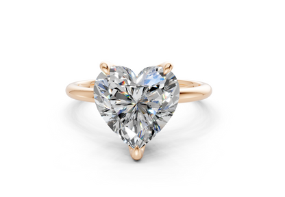 Phoenix Diamond Solitaire Heart Cut 2.3mm Engagement Ring