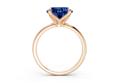 Phoenix Sapphire Gemstone Solitaire Heart Cut 2.3mm Engagement Ring