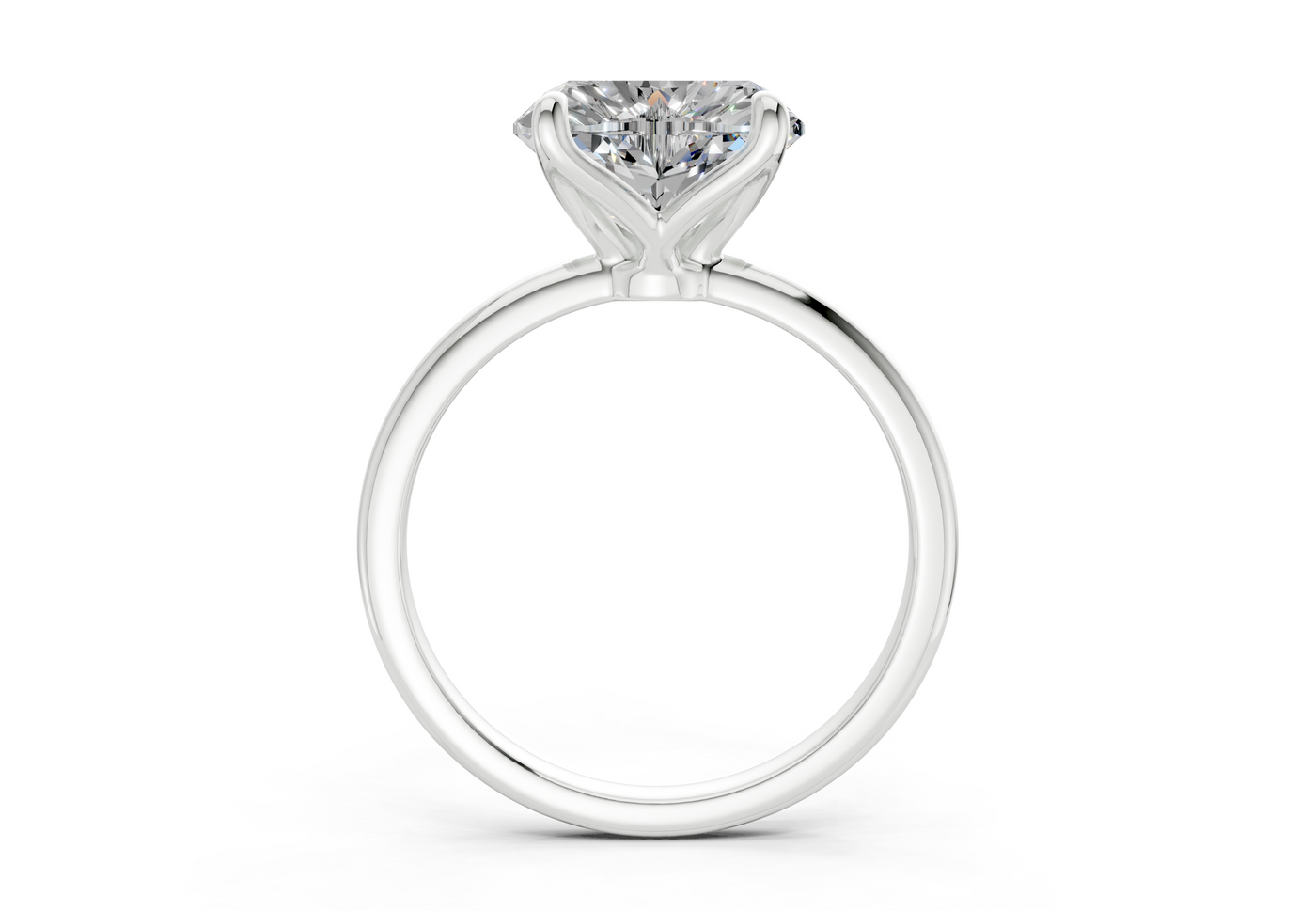 Phoenix Diamond Solitaire Heart Cut 1.8mm Engagement Ring