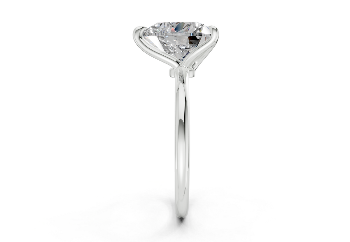 Phoenix Diamond Solitaire Heart Cut 1.8mm Engagement Ring