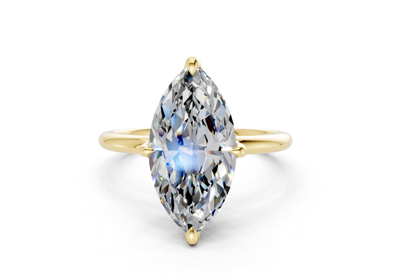 Phoenix Diamond Solitaire Marquise Cut 1.8mm Engagement Ring