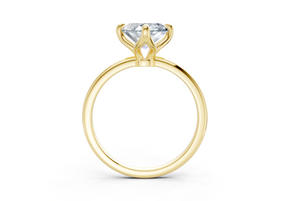 Phoenix Blue Diamond Solitaire Marquise Cut 2mm Engagement Ring