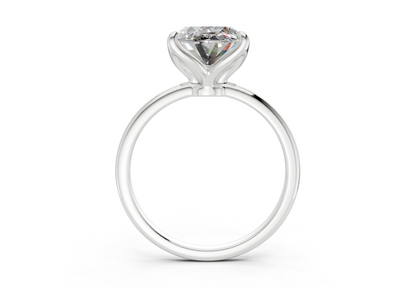 Phoenix Diamond Solitaire Oval Cut 2.3mm Engagement Ring