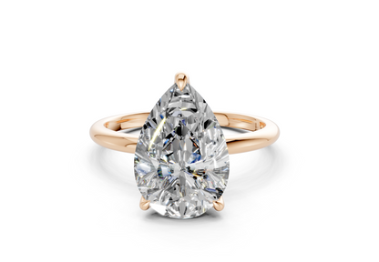 Phoenix Diamond Solitaire Pear Cut 1.8mm Engagement Ring