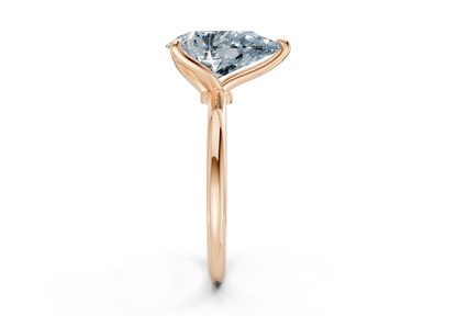 Phoenix Blue Diamond Solitaire Pear Cut 1.8mm Engagement Ring