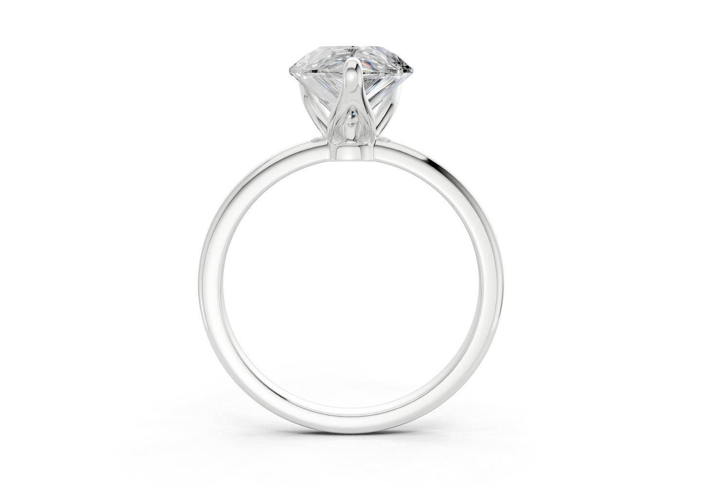 Phoenix Diamond Solitaire Pear Cut 1.8mm Engagement Ring