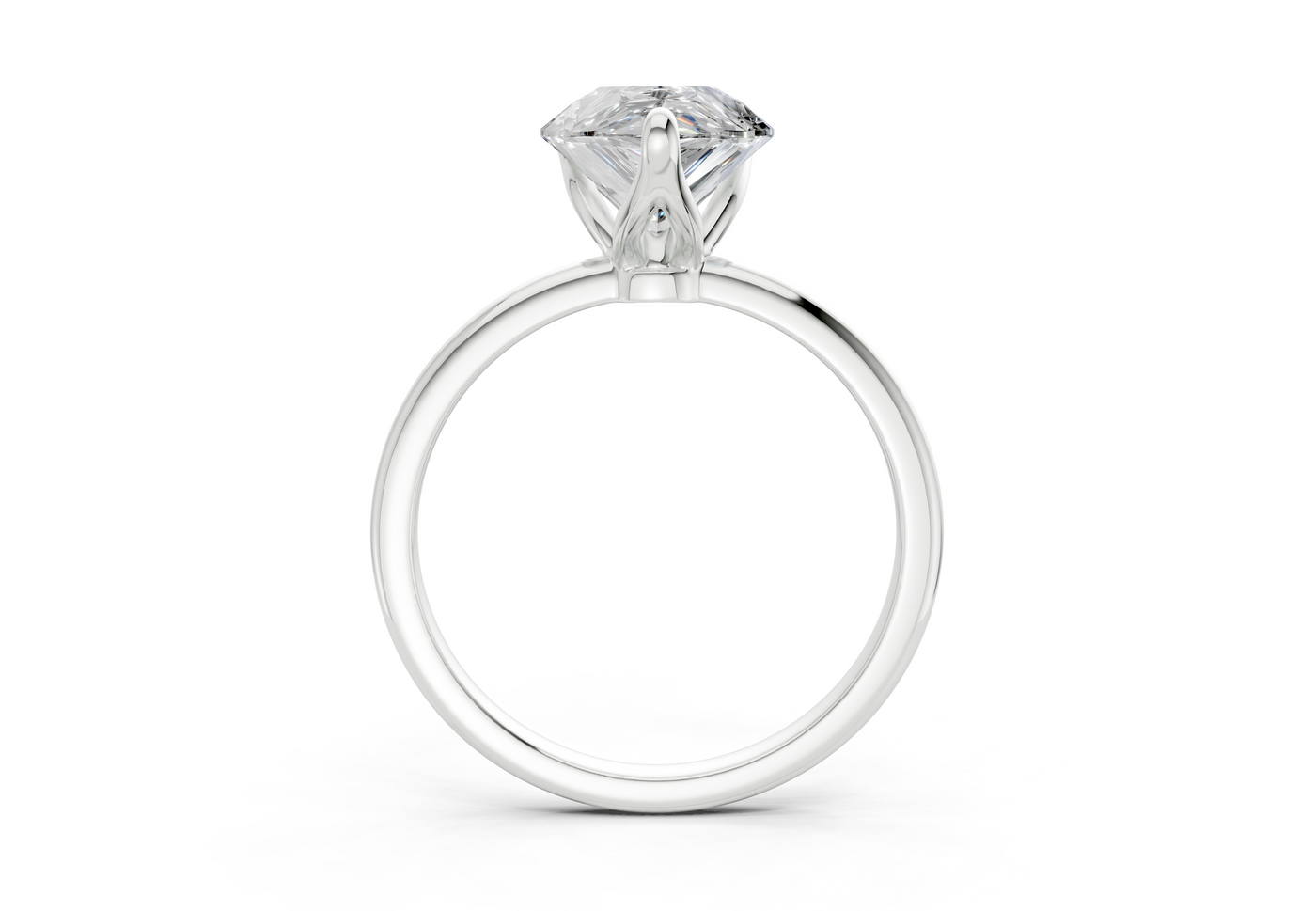 Phoenix Diamond Solitaire Pear Cut 2.3mm Engagement Ring