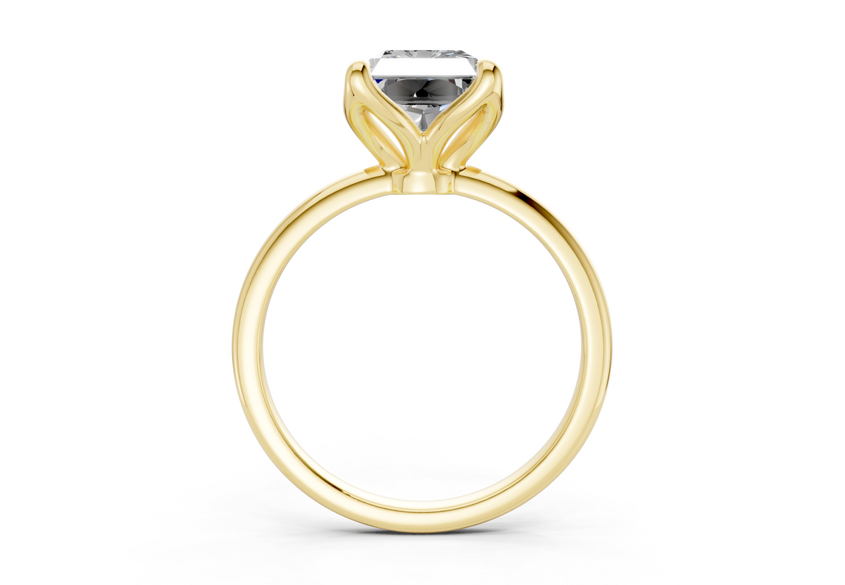 Phoenix Diamond Solitaire Radiant Cut 1.8mm Engagement Ring