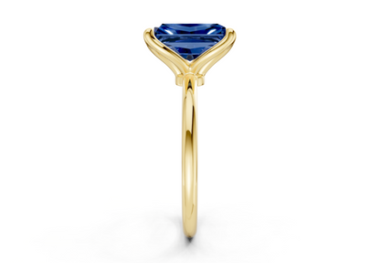 Phoenix Sapphire Gemstone Solitaire Radiant Cut 2.3mm Engagement Ring