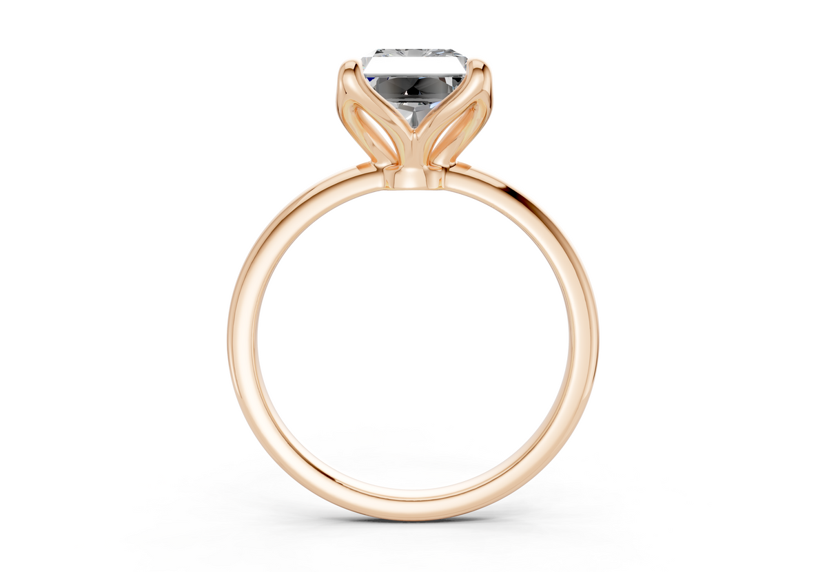 Phoenix Diamond Solitaire Radiant Cut 2mm Engagement Ring