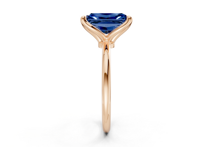 Phoenix Sapphire Gemstone Solitaire Radiant Cut 2.3mm Engagement Ring