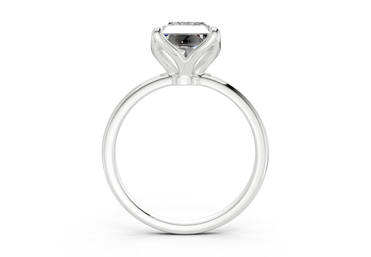 Phoenix Diamond Solitaire Radiant Cut 1.8mm Engagement Ring