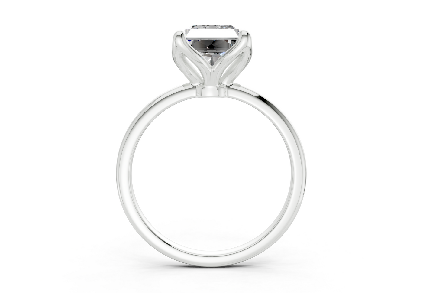 Phoenix Diamond Solitaire Radiant Cut 2.3mm Engagement Ring