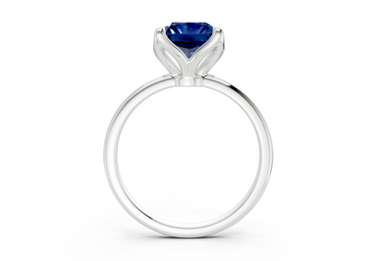 Phoenix Sapphire Gemstone Solitaire Radiant Cut 2.3mm Engagement Ring