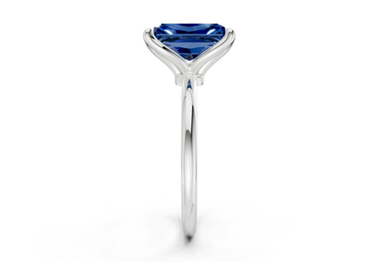 Phoenix Sapphire Gemstone Solitaire Radiant Cut 2.3mm Engagement Ring