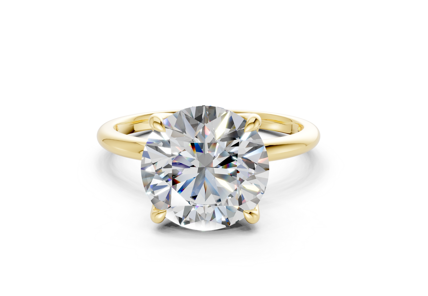 Phoenix Diamond Solitaire Round Cut 2mm Engagement Ring