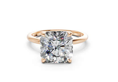 Phoenix Diamond Solitaire Radiant Squareuare Cut 2mm Engagement Ring