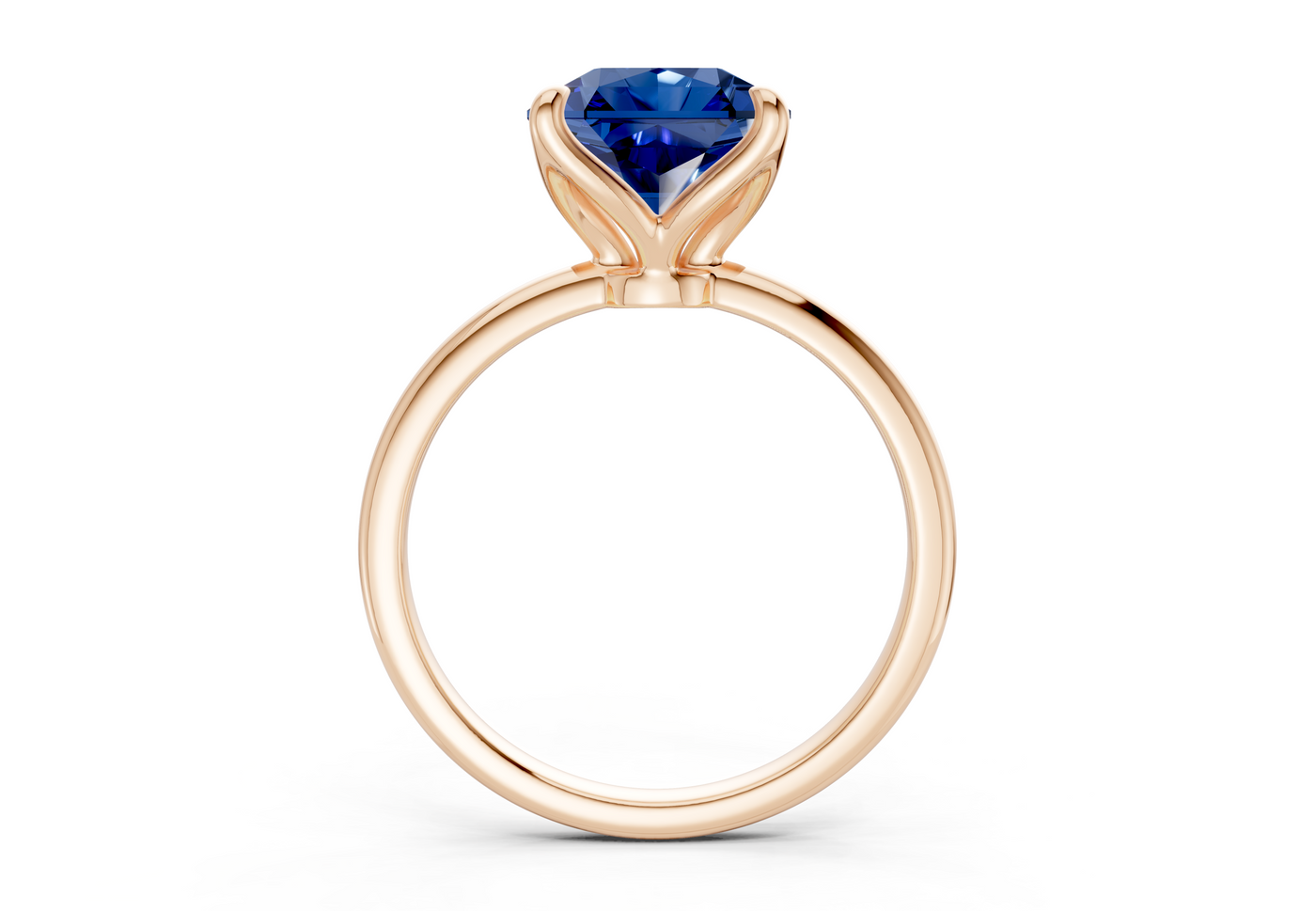 Phoenix Sapphire Gemstone Solitaire Radiant Squareuare Cut 1.8mm Engagement Ring
