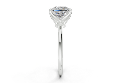 Phoenix Diamond Solitaire Radiant Squareuare Cut 2mm Engagement Ring