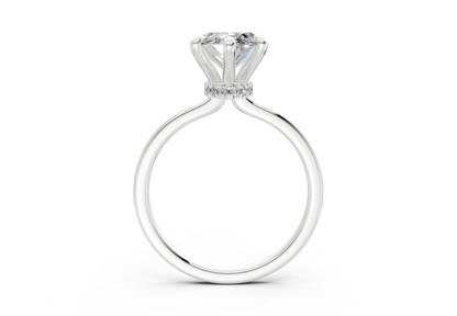 Seraphina Diamond Solitaire Marquise Cut 1.8mm Engagement Ring