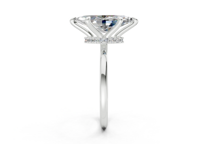 Seraphina Diamond Solitaire Marquise Cut 1.8mm Engagement Ring
