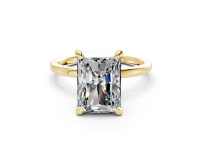 Seraphina Diamond Solitaire Radiant Cut 1.8mm Engagement Ring