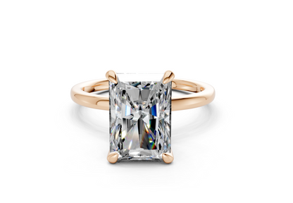 Seraphina Diamond Solitaire Radiant Cut 1.8mm Engagement Ring