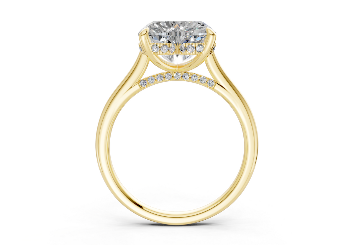 Piper Diamond Solitaire Heart Cut 1.8mm Engagement Ring