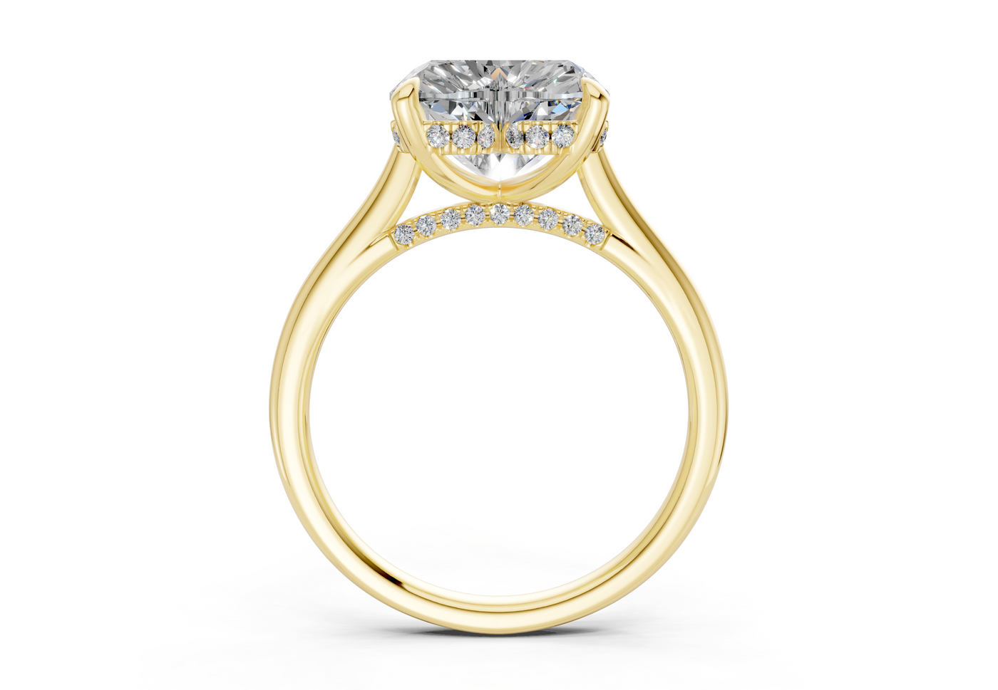 Piper Diamond Solitaire Heart Cut 2mm Engagement Ring