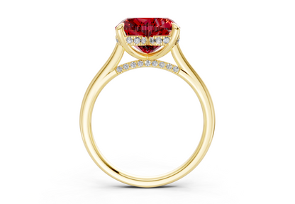 Piper Ruby Gemstone Solitaire Heart Cut 2mm Engagement Ring