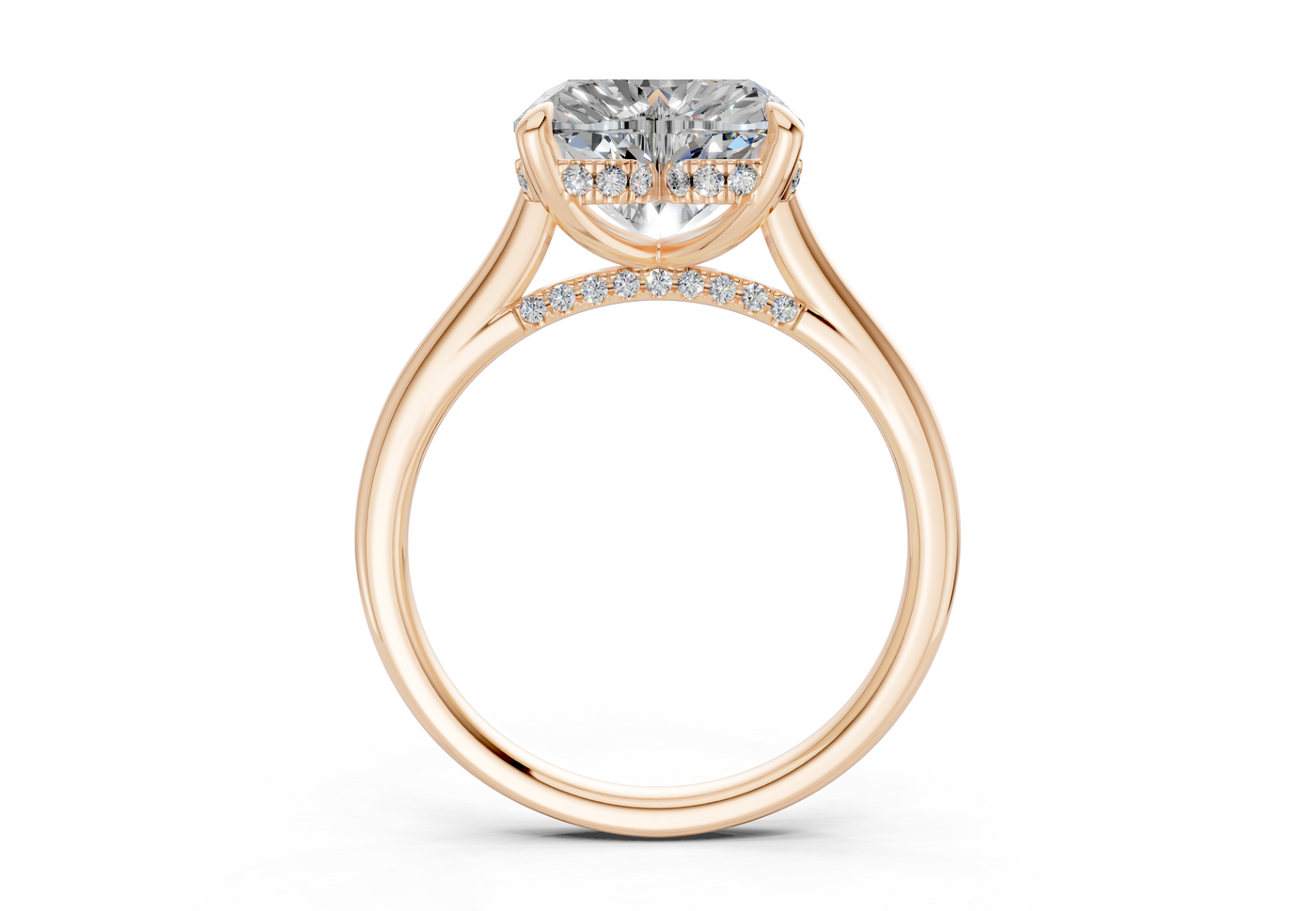 Piper Diamond Solitaire Heart Cut 2mm Engagement Ring
