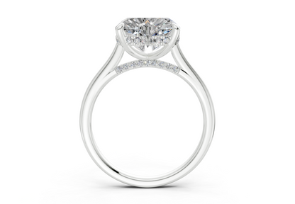 Piper Diamond Solitaire Heart Cut 1.8mm Engagement Ring