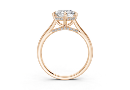 Piper Diamond Solitaire Marquise Cut 1.8mm Engagement Ring