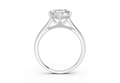 Piper Diamond Solitaire Marquise Cut 1.8mm Engagement Ring
