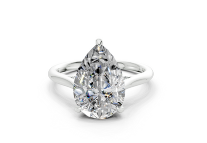 Piper Diamond Solitaire Pear Cut 2mm Engagement Ring