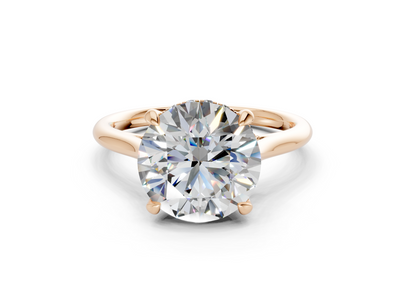 Piper Diamond Solitaire Round Cut 1.8mm Engagement Ring