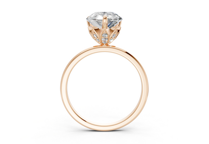 Skye Diamond Solitaire Pear Cut 1.8mm Engagement Ring