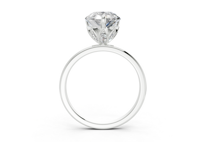 Skye Diamond Solitaire Pear Cut 1.8mm Engagement Ring