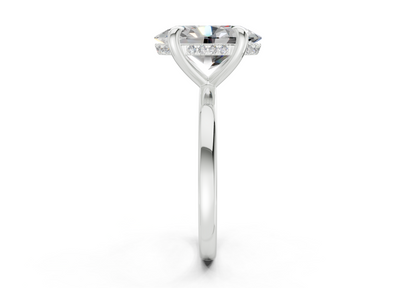 Solstice Diamond Solitaire Oval Cut 2mm Engagement Ring